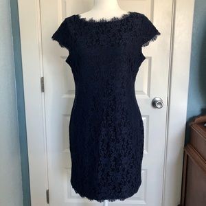 Eliza J  Cap Sleeve Lace Dress